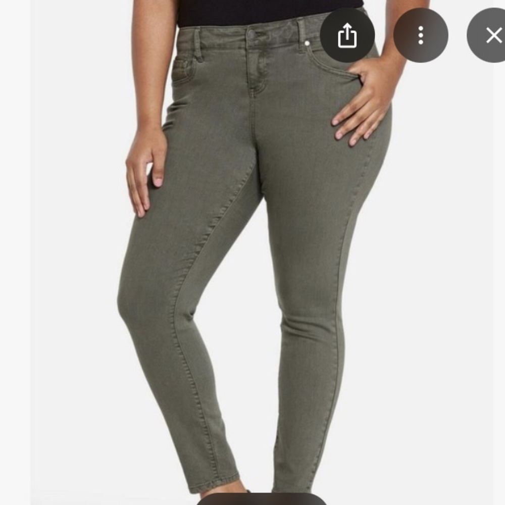 Torrid Olive Skinny Jeans size 30 SHORT NWT